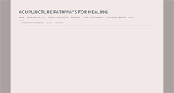 Desktop Screenshot of acupuncturepathways.com
